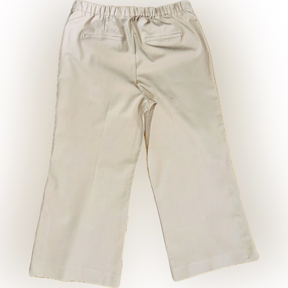 NWOT Isaac Mizrahi SZ 18W TALL khaki wide leg pull on trousers/waist 37”-44” - Picture 4 of 4